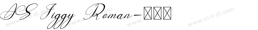 AS Jiggy Roman字体转换